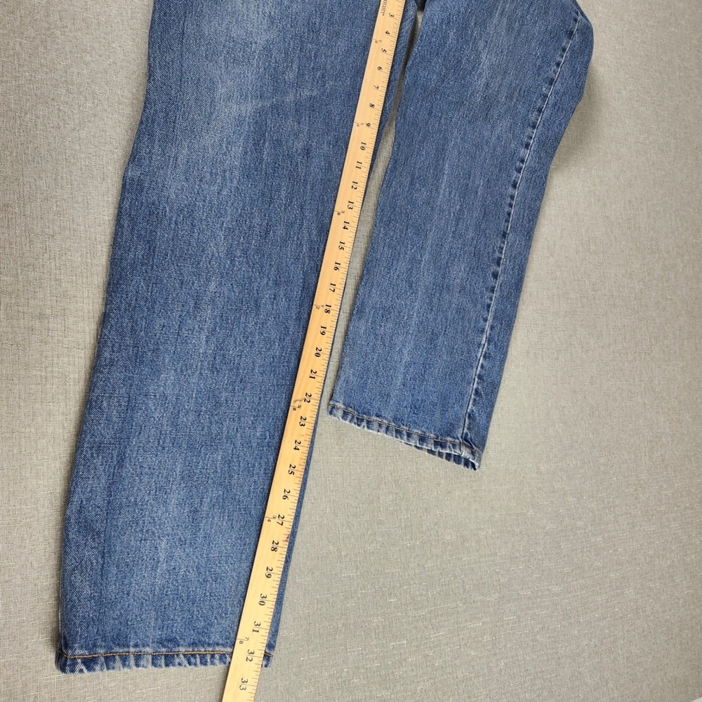 Vintage Levis 505 Regular Fit 40x32 Straight Leg Jeans Blue Made in USA EUC - Picture 5 of 11